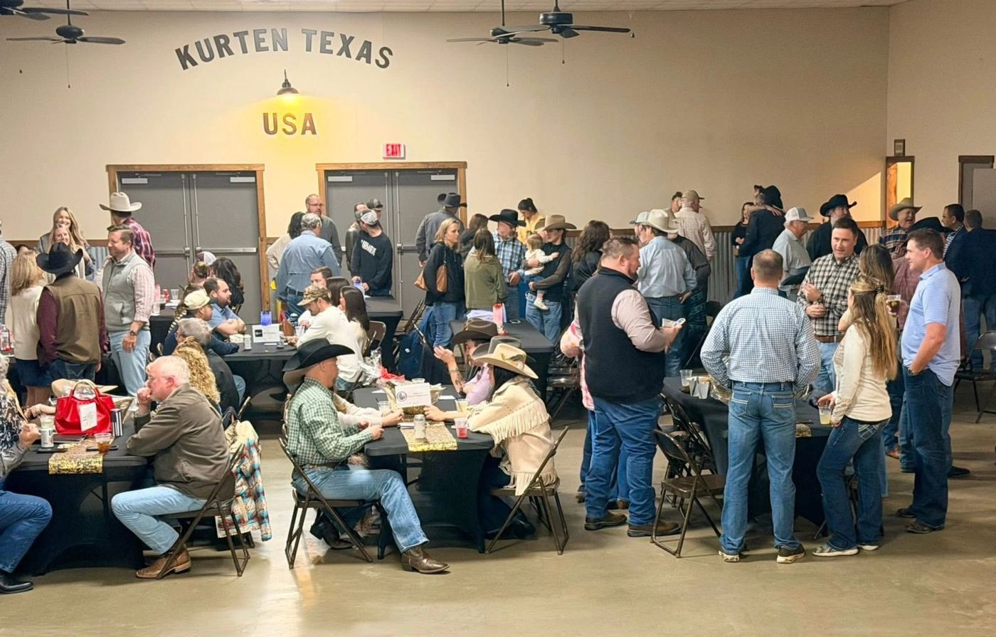 A full house at the Kurten Community Center for the 3rd Annual Steak Dinner